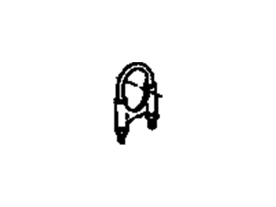 Pontiac 15973623 CLAMP, EXHAUST SADDLE TYPE