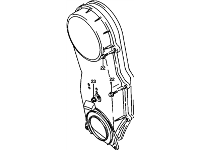 Chevy Metro Timing Cover - 91172360