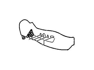 Cadillac 20952817 PANEL,PASSENGER SEAT CUSHION OUTER FINISH(INCLUDES 33)(LINEN)