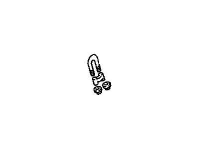 Oldsmobile 15973623 CLAMP,EXHAUST MUFFLER(SADDLE TYPE)(FITS 50.80MM/2" PIPE)