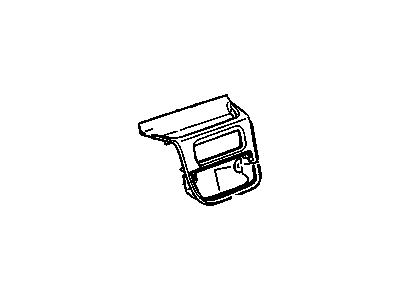 GM 15073750 Bezel, Seat Separator Console, Front 15073750 GM Bezel, Seat Separator Console, Front Illustration 1 of 1