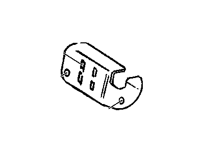 Cadillac 90457169 Handle, Outside Bracket