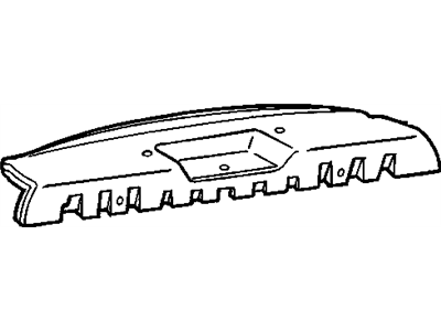 Pontiac 22607004 Package Tray Trim