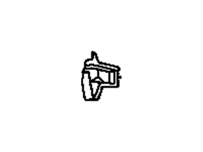 20490578 GM Lower Extension, Rear Passenger Side Illustration 1 of 1