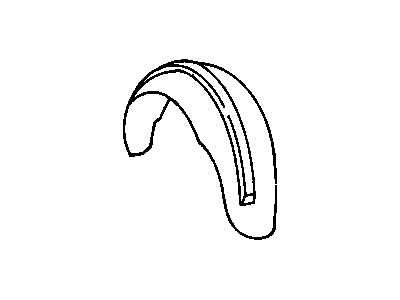 Chevy Corvette Fender Splash Shield - 10135987