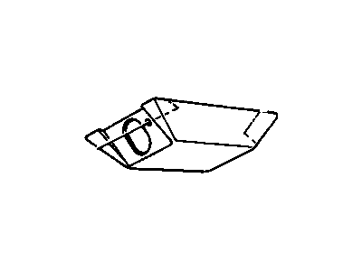 Chevy 20713235 Package Tray Lower Cover