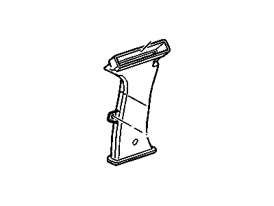 Chevy 15174284 DUCT,AUXILIARY A/C AIR OUTLET