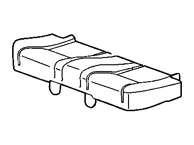 Pontiac 15905725 COVER,REAR SEAT CUSHION(NEUTRAL)(*KIT2)