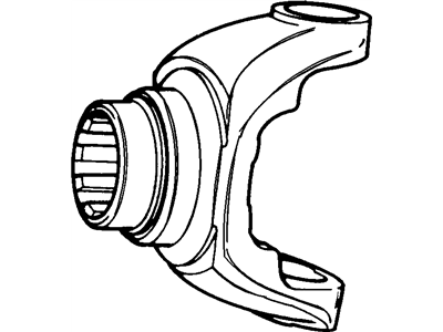 15535487 GM Yoke, Propeller Shaft Yoke Illustration 1 of 1