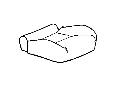 GM 25872656 Cover, Front Seat Cushion, Gray 25872656 GM Cover, Front Seat Cushion, Gray Illustration 1 of 1