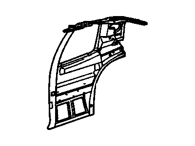 Oldsmobile 3535427 Inner Panel