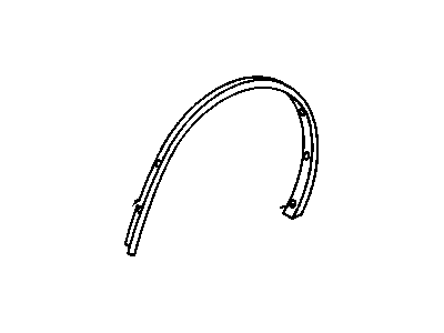 Oldsmobile 22536283 Wheel Opening Molding