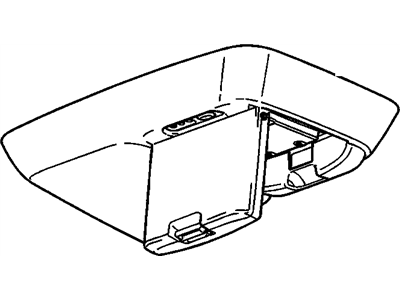 Cadillac 15233651 DISPLAY,VIDEO (W/VIDEO PLAYER)(PEWTER)