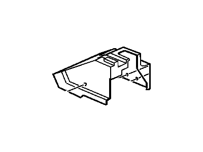 Oldsmobile 22616523 COVER,AUTOMATIC TRANSMISSION CONTROL LEVER OPENING