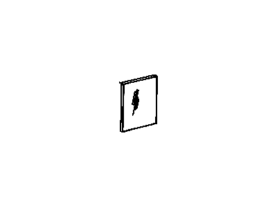 GM 15593327 Sliding Glass, Rear Driver Side 15593327 GM Sliding Glass, Rear Driver Side Illustration 1 of 1