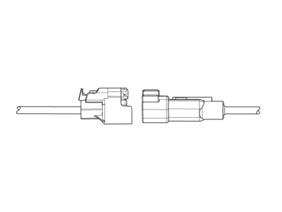 Chevy 84976200 CONNECTOR KIT,BODY WIRING HARNESS(HEADLAMP CONTROL MODULE)(BLACK)(18-WAY FEMALE)(UNSEALED)(W/O LEADS)(SIDE ELECTRIC CODE: K26)