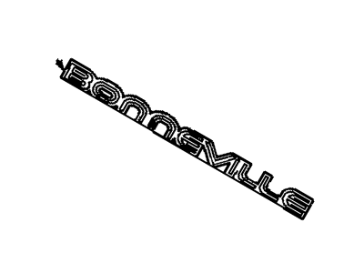 Pontiac 20653490 Nameplate