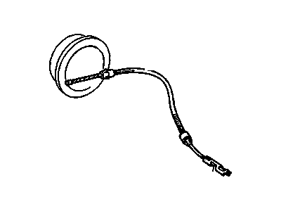 Oldsmobile 98 Parking Brake Cable - 25534160