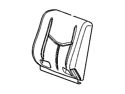 GMC 88976211 COVER,REAR SEAT BACK(PEWTER)