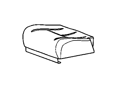 89040849 GM At5 - Rear Center Folding Seat Cushion Illustration 1 of 1