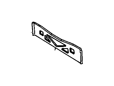 GM 14090676 Cross Bar, Front 14090676 GM Cross Bar, Front Illustration 1 of 1