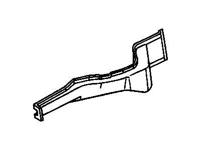 GM 10174972 Lower Rail, Passenger Side 10174972 GM Lower Rail, Passenger Side Illustration 1 of 1
