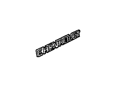 Chevy 20717276 Nameplate