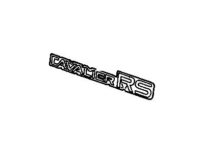 Chevy 22553587 Nameplate