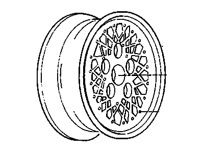 Oldsmobile Cutlass Calais Spare Wheel - 22548178