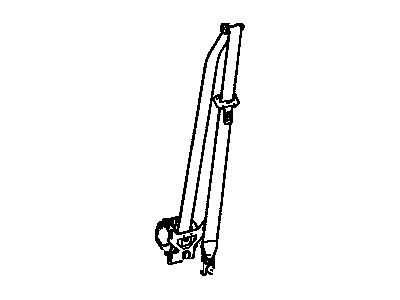 Chevy 19153594 BELT KIT,PASSENGER SEAT(RETRACTOR SIDE)(PART OF 9)(INCLUDES 8,17)(NEUTRAL)