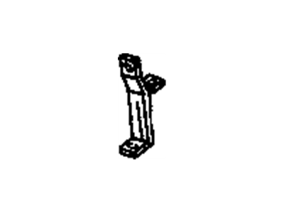 10167430 GM Bumper Cover Center Bracket Illustration 1 of 1