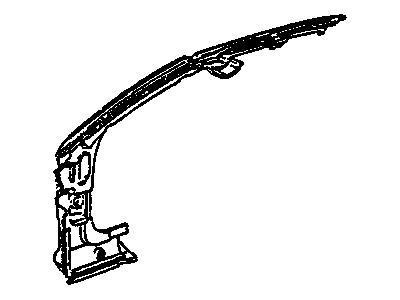 Cadillac 3549394 Hinge Pillar