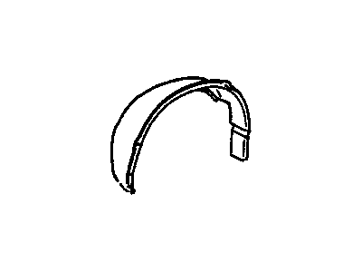 3546172 GM Outer Wheelhouse, Passenger Side Illustration 1 of 1
