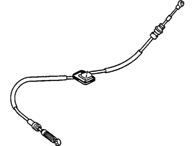 Chevy 14093374 CABLE, SHIFT LEVER (1986 MK7)(1240MM)