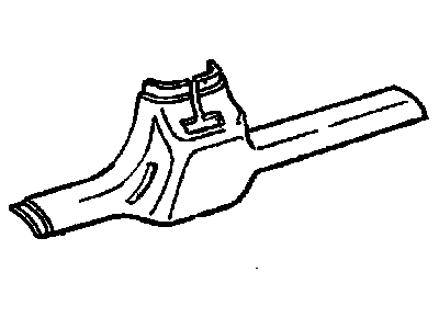 Buick 10263584 Lower Center Pillar Trim