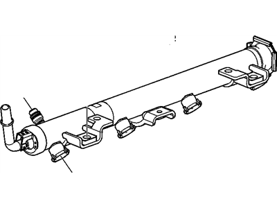 Chevy 12593231 Fuel Rail