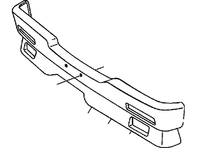 GMC 15637933 Bumper Cover