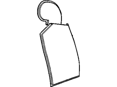 Cadillac 25996273 HEATER,PASSENGER SEAT BACK(W/O ACTIVE HEAD RESTRAINT; HEAT OF BACK PANEL INDENTATION ABOVE MAP POCKET=8IN)(FOR 2ND DESIGN SEE 25939273)