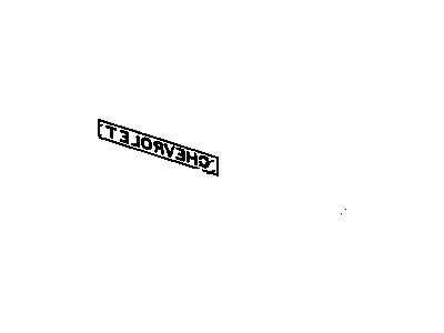 Chevy 14039400 Decal