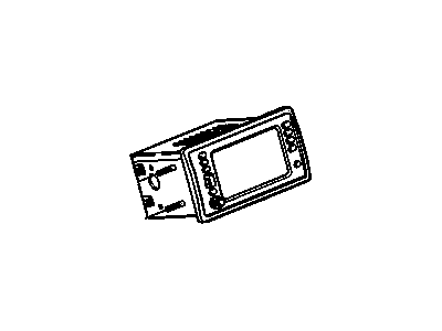 Cadillac 25764007 RADIO,AMPLITUDE MODULATION/FREQUENCY MODULATION STEREO & VIDEO DISC PLAYER & NAVN(TO SERVICE THIS PART, ORDER REMANUFACTURE 89046878.)