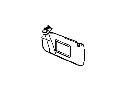 GM 42478245 Sunshade, Windshield Sunshade 42478245 GM Sunshade, Windshield Sunshade Illustration 1 of 1