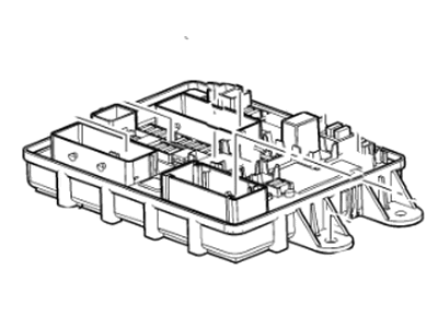 Chevy 23263496 BLOCK,BODY WIRING HARNESS JUNCTION(13.100)(W/O LOGISTIC RELAY)(FOR 1ST DESIGN SEE 23180898)