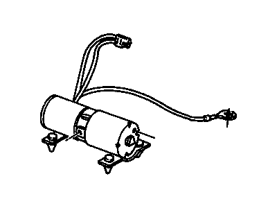 Pontiac Convertible Top Motor - 20496659