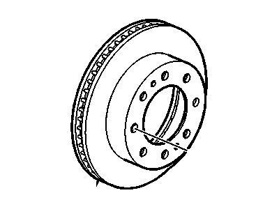 Chevy Silverado 3500 Brake Disc - 26088273