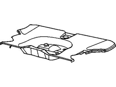 Cadillac 12538624 Rear Floor Pan