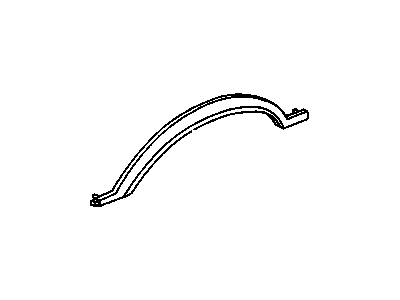 Pontiac 10019363 Wheel Opening Molding