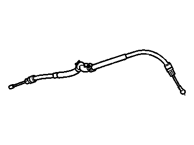 Chevy Volt Parking Brake Cable - 22933326