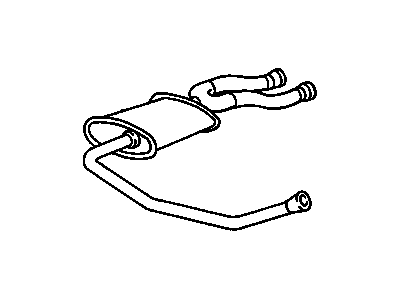 Pontiac Muffler - 22566148