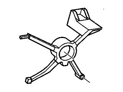 Oldsmobile Cooling Fan Bracket - 22105708