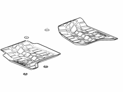 GM 22971469 Mat Package, Front Floor Mat (Vinyl), Black